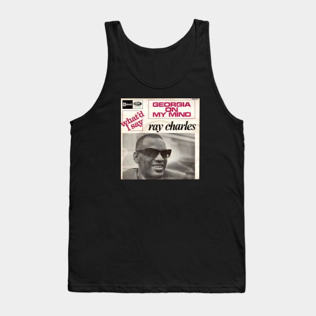 Ray Charles Tank Top by brown fox